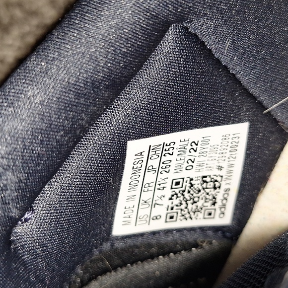 Adidas "Lite Racer" navy blue running shoes -  8 - Picture 9 of 9